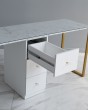 Маникюрный стол со столешницей "Мрамор" для двух мастеров — предпросмотр изображения 3
