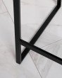 Барный стул визажиста графитовый серый-черный — предпросмотр изображения 4