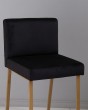 Барный стул визажиста черный-золотой — предпросмотр изображения 3