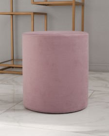 Пуф цилиндр темно-розовый