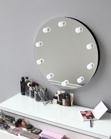Круглое гримерное зеркало диаметр 75 см