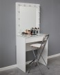 Гримерный стол с зеркалом белый 80 см — предпросмотр изображения 5