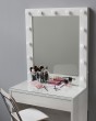 Гримерный стол с зеркалом бетон 80 см — предпросмотр изображения 2