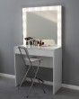 Гримерный стол с зеркалом белый 100 см — предпросмотр изображения 4