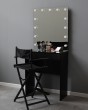 Гримерный стол черный 80 см Light — предпросмотр изображения 4