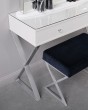 Консольный стол с ящиками белый + серебро — предпросмотр изображения 6