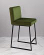 Барный стул визажиста зеленый-черный — предпросмотр изображения 1