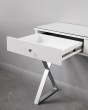 Консольный стол с ящиками белый + серебро — предпросмотр изображения 3