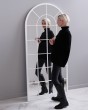 Зеркало-окно в виде арки белое 190х90 см — предпросмотр изображения 4