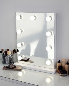 Фото гримерного зеркала с лампочками jw56x44w