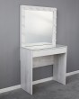 Гримерный стол с зеркалом бетон 100 см — предпросмотр изображения 3