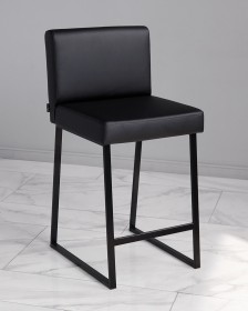Барный стул визажиста черный