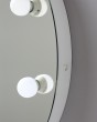 Круглое гримерное зеркало белое 70 см, е14 — предпросмотр изображения 3