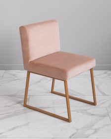 Фото стула со спинкой кэмэл - золото Johny Wood