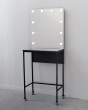 Гримерный стол для визажиста черный 70 см Light