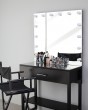 Фото гримерного стола для визажиста черный 100 см Light 0224 Johny Wood 2