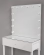 Гримерный стол для визажиста белый 100 см Light — предпросмотр изображения 3