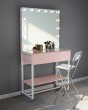 Гримерный стол визажиста розовый 100 см — предпросмотр изображения 7