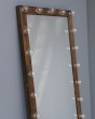 Зеркало в деревянной раме с  лампочками "Грецкий орех" — предпросмотр изображения 3
