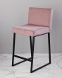 Барный стул визажиста темно-розовый-черный — предпросмотр изображения 2