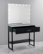 Фото гримерного стола для визажиста черный 110 см light 0010 Johny Wood 3