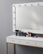 Гримерное зеркало + стол для визажиста белые — предпросмотр изображения 2