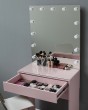 Гримерный стол розовый кварц 80 см Light — предпросмотр изображения 2