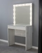 Гримерный стол с зеркалом бетон 100 см — предпросмотр изображения 1