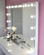 Туалетный столик с гримерным зеркалом белый 120 см — предпросмотр изображения 2