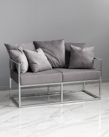 Фото дивана для салона красоты темно-серого Johny Wood