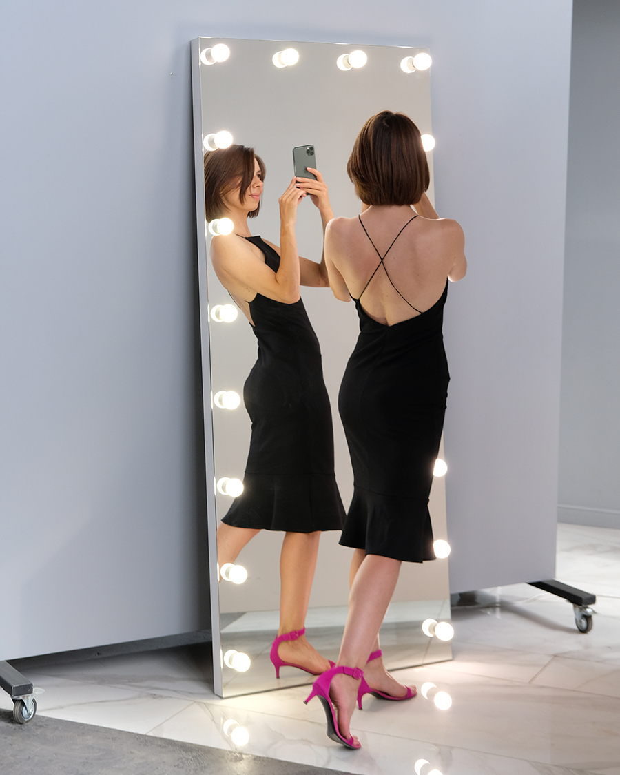 Зеркало в полный рост с подсветкой 190х80 см